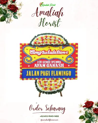 Bunga Papan Congratulation di Katimbang